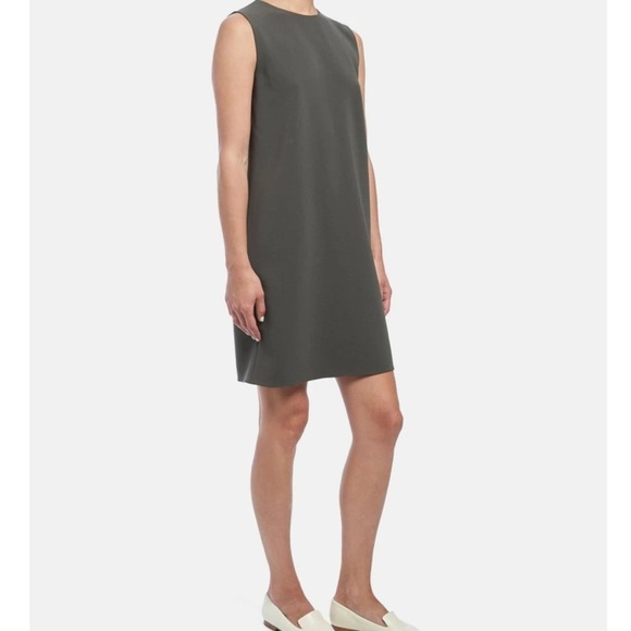 NWT Theory Column Dress Green Slate 6 - Picture 1 of 5